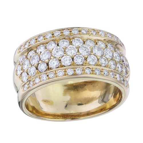 Ring brilliant 750 yellow - , gold
