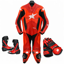 Combinaison de course en cuir
