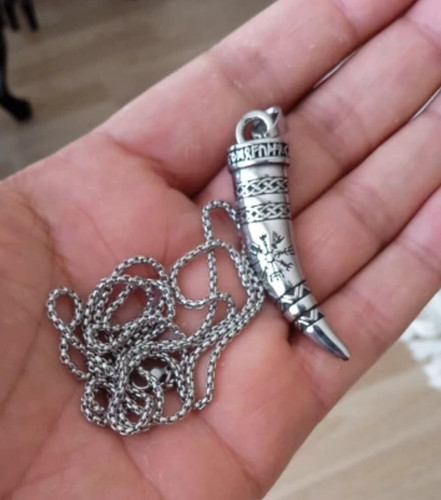 Collier acier homme - homme, pendentif
