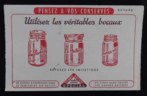 Buvard bocaux parfait - buvard, le