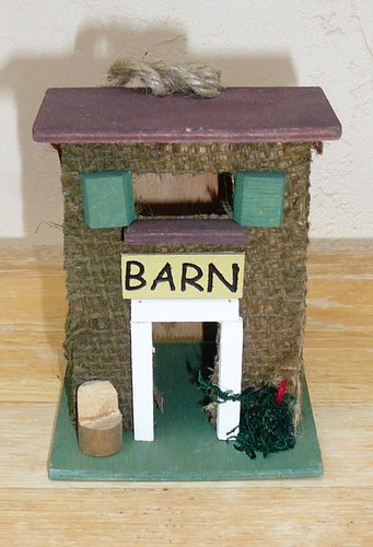 BIRDHOUSE~Ornament~Miniature