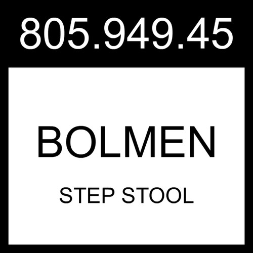 Ikea bolmen step stool light - step,