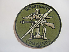 ECUSSON DES FUSILIERS MARIN COMMANDO MARINE SCRATCH AU DOS 75MM