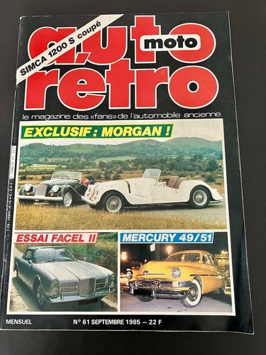Magazine auto moto retro - auto, –