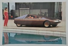 Excursion dans l'innovation Citroën  Affiche Originale Automobile Design