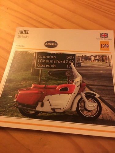 Ariel 250 leader carte moto - ariel,