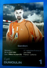 AUTOGRAPHE DE CYRIL DUMOULIN