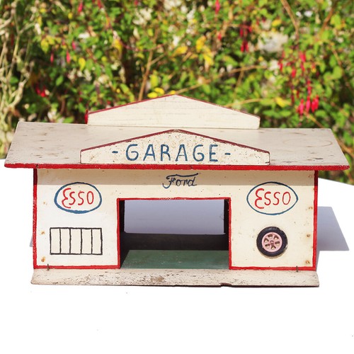 Jouet ancien garage esso - jouet,