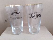 Lot de 6 verres bière baptist 25cl neuf no heineken leffe 