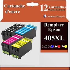 12x Cartouches compatibles avec Epson WorkForce Pro, 405 XL (série Valise)