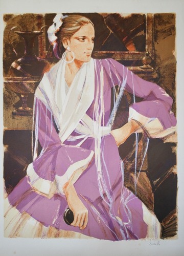 Saito saburo lithographie - saito,