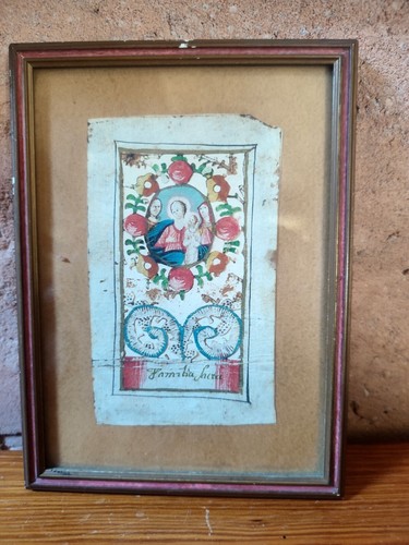 Rare image religieuse xve - image,