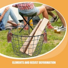 Panier à bois de chauffage en