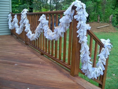 Burlap wedding decoration - wedding,