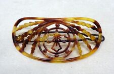 Superbe peigne ancien - Barrette à cheveux en celluloid - 1920-30's ART DECO