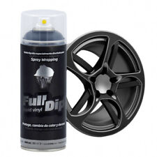 Peinture Vinyle FULL DIP NOIR MAT Spray Plasti FULLDIP covering JANTES Black