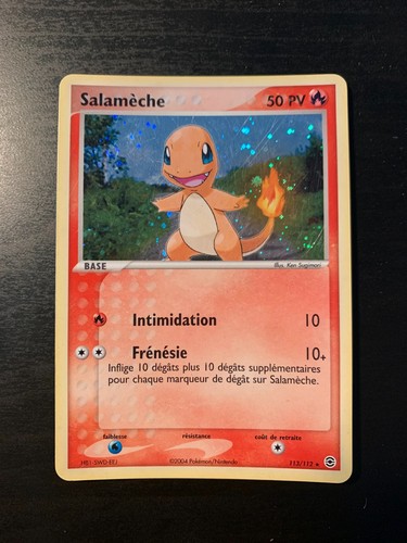 Carte pokémon salamèche - carte, :