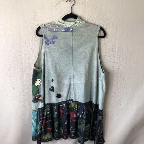 Boho vest women multicolor - vest, xl