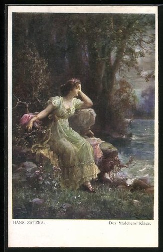 Carte postale artiste hans - carte, d'artiste