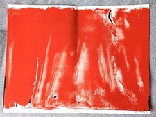 Lithographie d'Olivier Debré 65,4x50 cm - El Tretze Vents, 1983