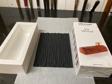 moules à gâteau silicone pâtisserie, bûches de Noël, très peu servi, Silikomart 