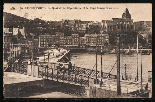 Cpa treport quai de la - le,