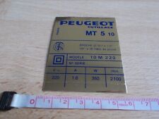 Autocollant PEUGEOT OUTILLAGE