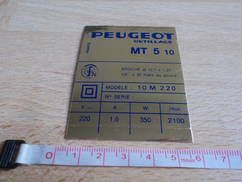 Autocollant peugeot outillage - peugeot,
