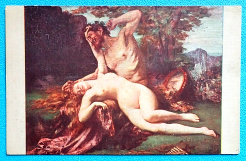 Cpa 1900 tableau femme nue - femme,