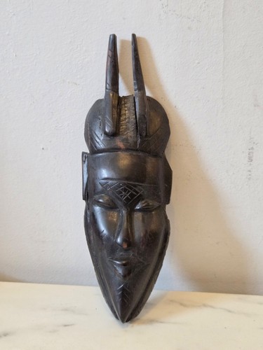 Petit masque africain ébène - petit,