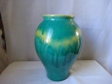 Vase Céramique VERT ET JAUNE