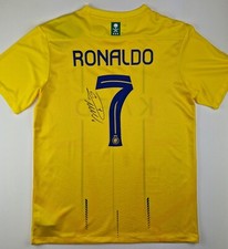 Cristiano Ronaldo CR7 Al-Nassr F.C. Hand Signed w/COA Free shipping worldwide