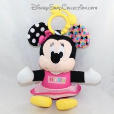 Peluche d'activité DISNEY BABY Clémentoni Minnie Mouse éveil rose 28 cm (CEMO)