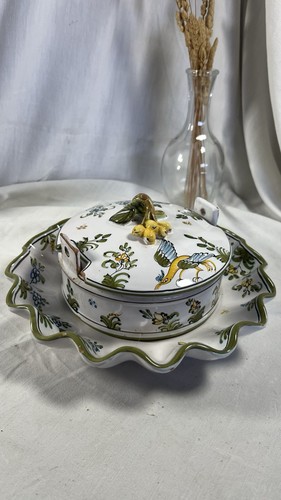 Bonbonnière avec son plat - avec,