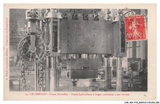 CAR-ADYP15-1068-71 - LE CREUSOT - Usines schneider - Presse hydraulique à for