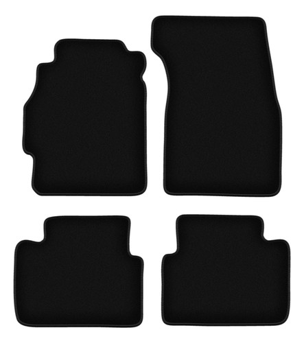 Tapis sol velours - velours, noir