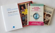 Lot de livres santé anti-cancer nutrition