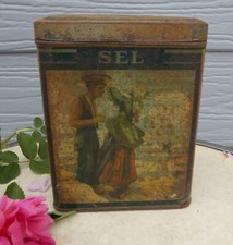 ANCIENNE BOITE EN TOLE FER