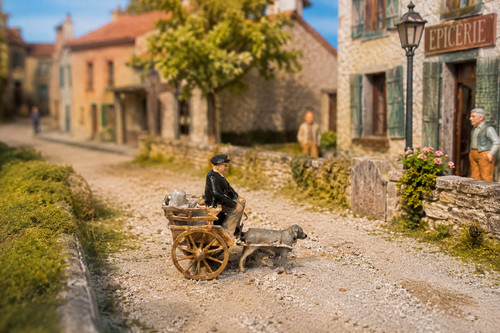 Figurine charrette - figurine, ho