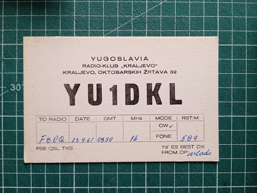 Br0680 carte radio amateur qsl - br0680,