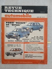 RTA - FORD ESCORT et ORION C-CL-GHIA-XR3I-RS TURBO depuis 1986 - N°477 3/1987