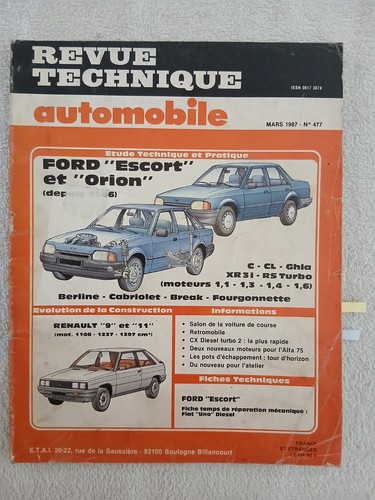 Rta ford escort - rta,