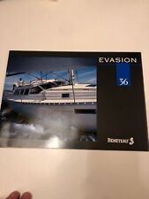 BENETEAU Evasion 36  1990  Bateau Voilier catalogue publicitaire vintage C30