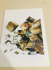 CARTE POSTALE 15X10 TINTIN