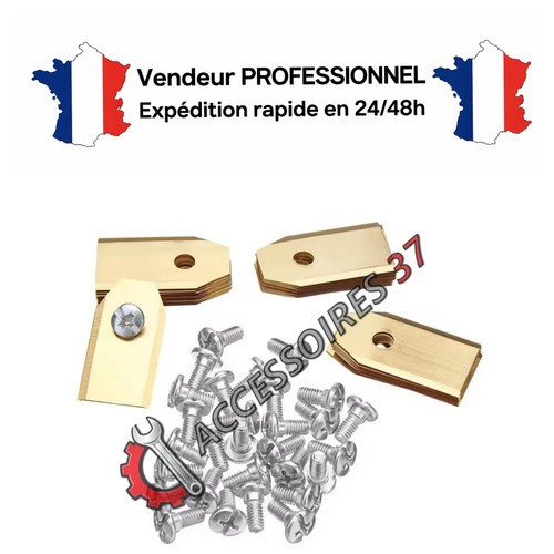 Lot lames titane pour - 15, en