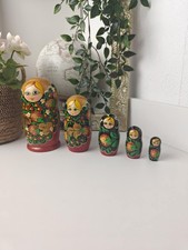Lot de 5 Poupées Russes Matriochka - Peintes à la main - Décoration Traditionnel