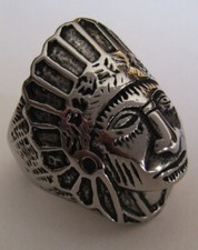BAGUE INOX  CHEF INDIAN
