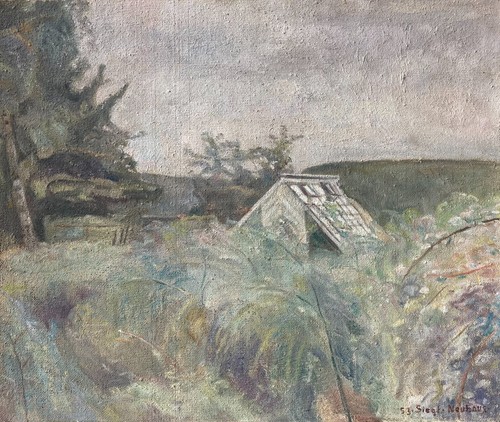 Tableau huile original 1953 - tableau,