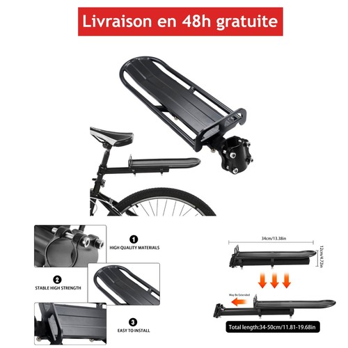 Porte bagage vélo arrière - vélo,