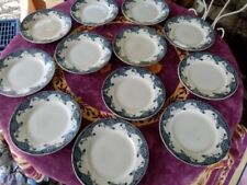 12 Assiette Plate Saint Amand Nouvelle Usine Céramique Nord Modèle Suzanne 22,5